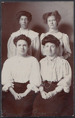 Ancestors Postcard - Four Ladies Working For Greenwood Bros   RS5251