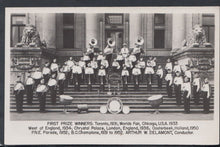 Load image into Gallery viewer, Canada Postcard - Vancouver Kitsilano Boy's Band - First Prize Winners T3403