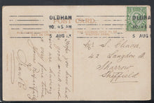 Load image into Gallery viewer, Lancashire Postcard - The Town Hall, Oldham    T2732