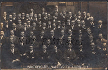 Load image into Gallery viewer, London Postcard - Whitefield's Male Voice Choir, Tottenham Court Road   DR807