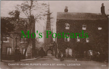 Load image into Gallery viewer, Leicestershire Postcard-Chantry House,Ruperts Arch &amp; St Marys, Leicester RS28086
