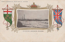Load image into Gallery viewer, Embossed Canada Postcard - Ice Leaving Assiniboine, Winnipeg   T10446