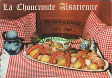 Load image into Gallery viewer, Food &amp; Drink Postcard - Recipe - La Choucroute Alsacienne - France  RR13732
