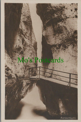 Switzerland Postcard - Aare Gorge (Aareschlucht), Schattenhalb RS28996