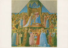 Load image into Gallery viewer, Art Postcard - The Crowning of Our Lady - Musee Du Louvre, France RRR1049