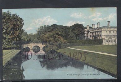Cambridgeshire Postcard - Clare College & Bridge, Cambridge RS17651