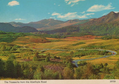 Scotland Postcard - The Trossachs From The Aberfoyle Road  RR9006