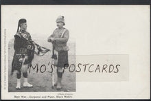 Load image into Gallery viewer, Military Postcard - The Boer War - Corporal and Piper, Black Watch   Y623