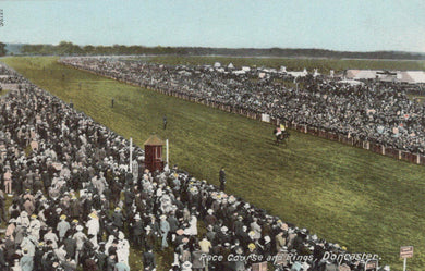 Sports Postcard - Horse Racing - Race Course and Rings, Doncaster  