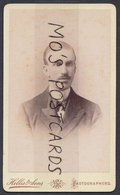CDV (Carte De Visite) - London Man Called Herbert Anton Holmes in 1899 -  RT220