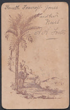 Load image into Gallery viewer, CDV (Carte De Visite) - Keneth Foxcroft Jones & His Nurse A.A.Foster RT221