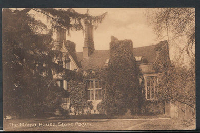 Buckinghamshire Postcard - The Manor House, Stoke Poges    RS8457