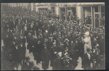 Load image into Gallery viewer, Belgium Postcard - Funerailles Du Roi Leopold II, 22 Decembre 1909 - T428
