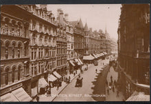 Load image into Gallery viewer, Warwickshire Postcard - Corporation Street, Birmingham   996