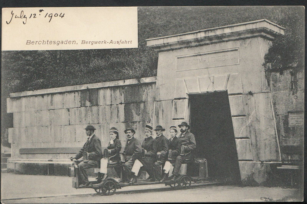 Austria Postcard - Salzburg - Berchtesgaden, Bergwerk-Ausfahrt     RS4810
