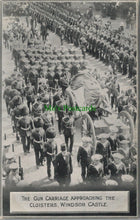 Load image into Gallery viewer, Royalty Postcard - Funeral of King Edward VII, Windsor Castle, Berkshire RS27180
