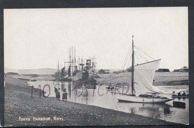 Wales Postcard - Foryd Harbour, Rhyl      RS18100