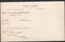 Load image into Gallery viewer, London Postcard - The Port of London - Dock Transit Shed    BE516