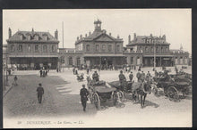 Load image into Gallery viewer, France Postcard - Dunkerque - La Gare BH6257
