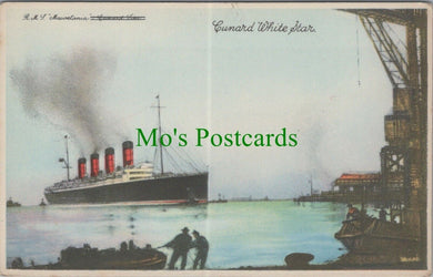 Shipping Postcard -R.M.S.Mauretania, Cunard White Star Liner  RS28370