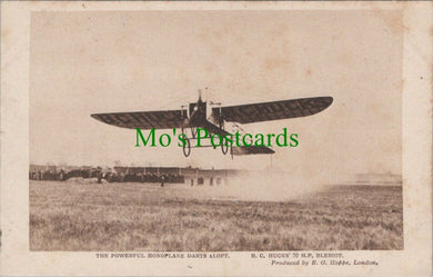 Aviation Postcard - The Powerful Monoplane Darts Aloft, B.C.Hucks RS27748