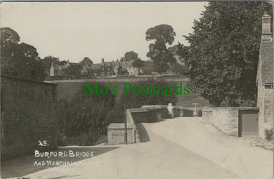 Oxfordshire Postcard - Burford Bridge and Westhall Manor   RS27922