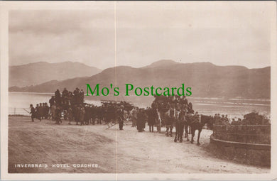Scotland Postcard - Inversnaid Hotel Coaches RS31223