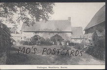 Load image into Gallery viewer, Buckinghamshire Postcard - Cottages, Westbury   RT
