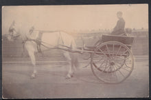 Load image into Gallery viewer, Yorkshire Postcard - Horse and Cart at Scarborough   RT2181
