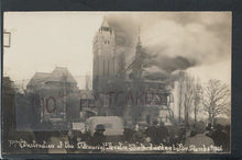 Load image into Gallery viewer, Warwickshire Postcard- Destruction of Memorial Theatre,Stratford-On-Avon RS23273
