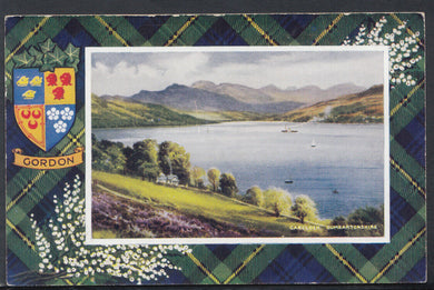 Scotland Postcard - Gareloch, Dumbartonshire - Gordon Tartan   RS17374