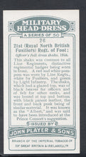 Load image into Gallery viewer, Players Cigarette Card, Military Head Dress Card No 26