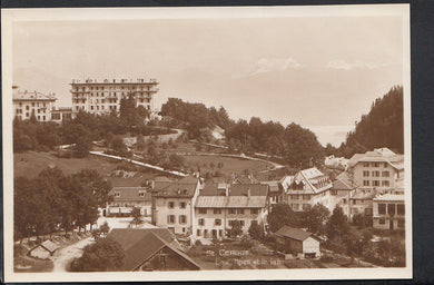 Switzerland Postcard - St Cergue - Les Alpes Et Le Lac  RS3733