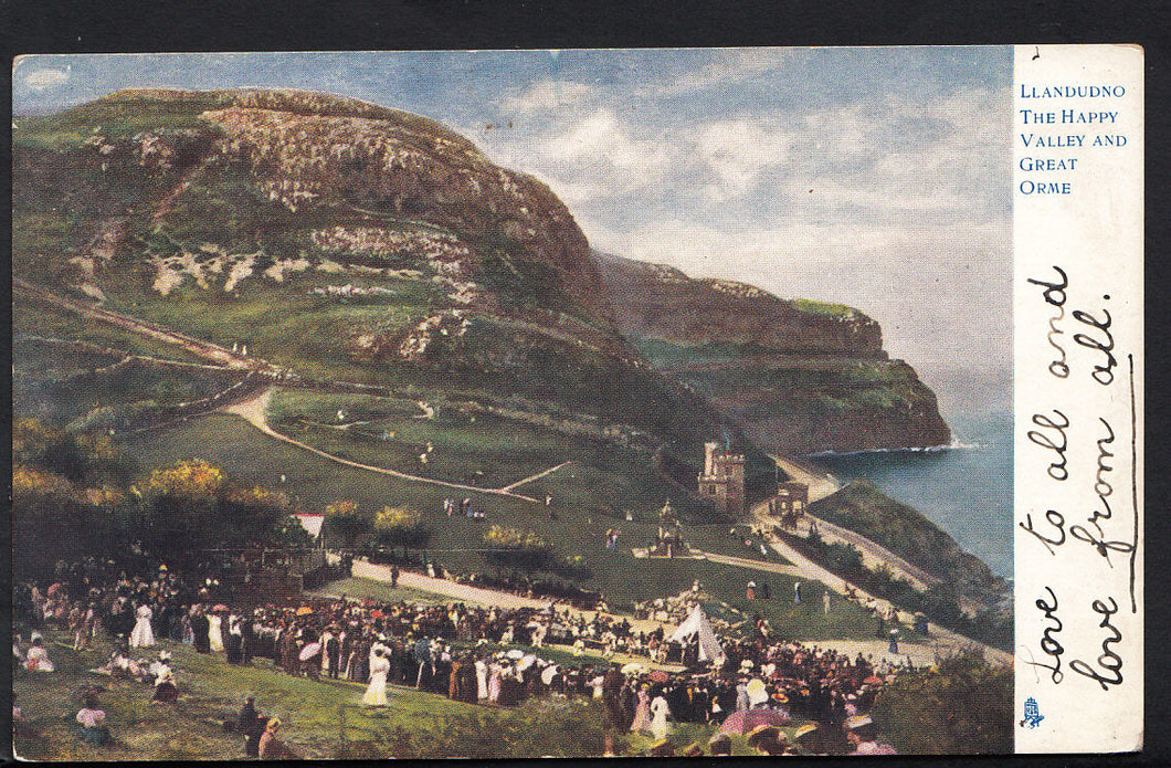 Wales Postcard - Llandudno, The Happy Valley and Great Orme  RS3008