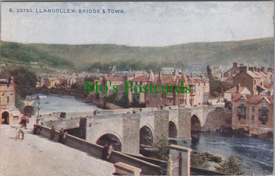Llangollen: Bridge and Town, Denbighshire