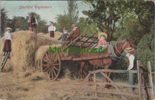 Load image into Gallery viewer, Agriculture Postcard, Youthful Haymakers, Farming