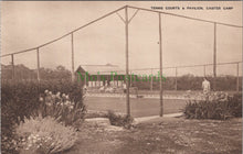 Load image into Gallery viewer, Norfolk Postcard - Caister Camp, Tennis Courts &amp; Pavilion HP685
