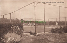 Load image into Gallery viewer, Norfolk Postcard - Caister Camp, Tennis Courts & Pavilion HP685