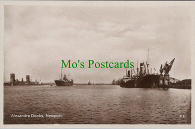 Wales Postcard - Alexandra Docks, Newport Ref.SW9820
