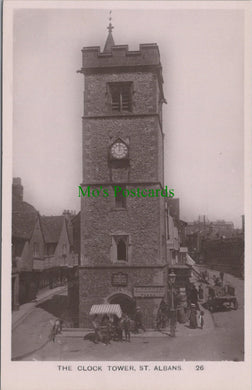 Hertfordshire Postcard - The Clock Tower, St Albans  Ref.SW9865