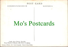 Load image into Gallery viewer, Norfolk Postcard - Castle Acre Priory, West Front of Church Ref.SW10204