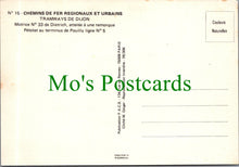 Load image into Gallery viewer, Tram Postcard - Tramways De Dijon, Motrice No 33 De Dietrich Ref.SW10228
