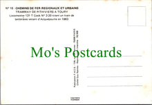 Load image into Gallery viewer, Tram Postcard - Tramway De Pithiviers a Toury, Locomotive 131 T Cook Ref.SW10229