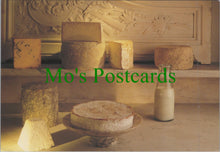 Load image into Gallery viewer, Food &amp; Drink Postcard - Cheeses, Blue Cheshire, Wensleydale, Stilton Ref.SW10244
