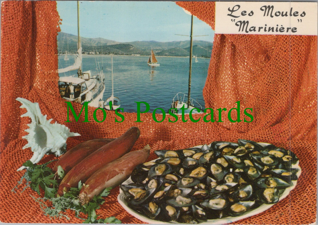 Food & Drink Postcard - Recipes - Les Moules Mariniere Ref.SW10245
