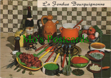 Food & Drink Postcard - Recipes - La Fondue Bourguignonne Ref.SW10247