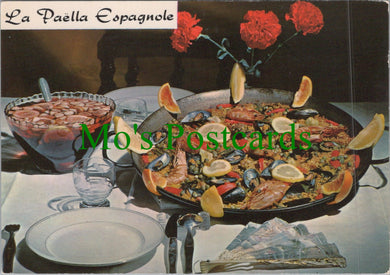 Food & Drink Postcard - Recipes - La Paella Espagnole  Ref.SW10248