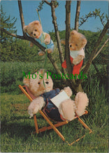 Load image into Gallery viewer, Toys Postcard - Teddy Bears Playing in The Garden Ref.SW10252
