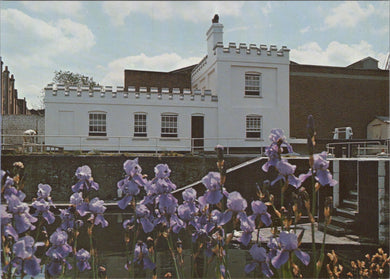 London Postcard - Hampstead Road Lockhouse at Camden, Regent's Canal Ref.SW9946