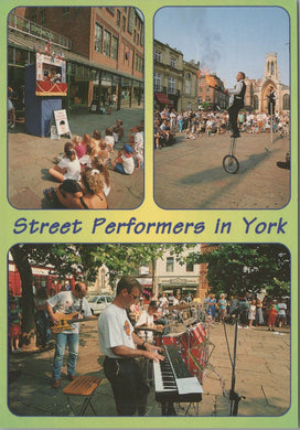 Yorkshire Postcard - Street Performers in York Ref.SW9950